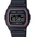 Casio Casio Collection A1000MB-1B  A1000MB-1BEF электронные мужские часы  циферблат, браслет сталь с ip покрытием — вид спереди